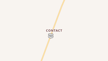 Contact, Nevada map