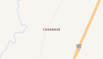 Cosgrave, Nevada map