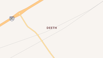 Deeth, Nevada map