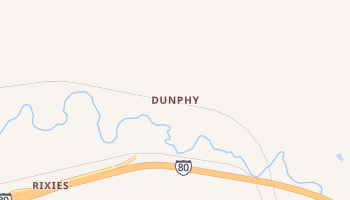 Dunphy, Nevada map