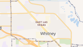 East Las Vegas, Nevada map