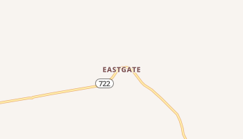 Eastgate, Nevada map