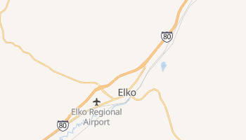 Elko, Nevada map