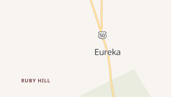 Eureka, Nevada map