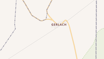 Gerlach, Nevada map