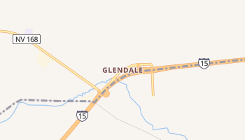 Glendale, Nevada map