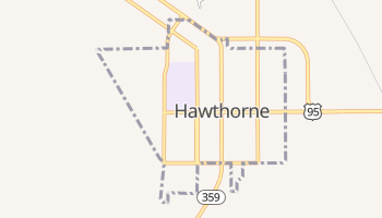 Hawthorne, Nevada map