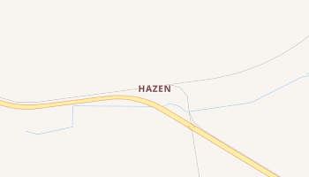 Hazen, Nevada map