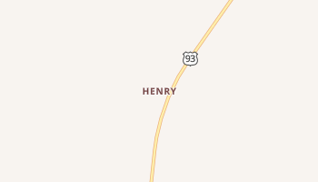 Henry, Nevada map