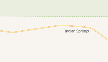 Indian Springs, Nevada map