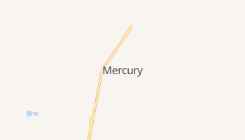Mercury, Nevada map