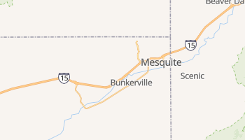 Mesquite, Nevada map