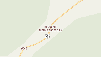 Mount Montgomery, Nevada map