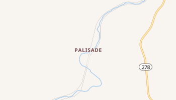 Palisade, Nevada map