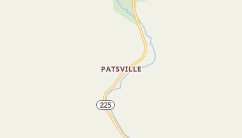 Patsville, Nevada map