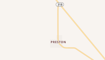Preston, Nevada map