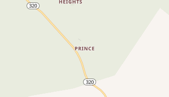 Prince, Nevada map