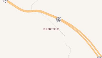 Proctor, Nevada map