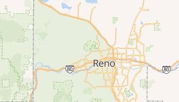 Reno, Nevada map