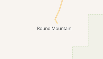 Round Mountain, Nevada map