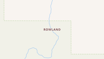 Rowland, Nevada map