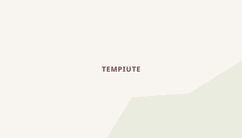 Tempiute, Nevada map