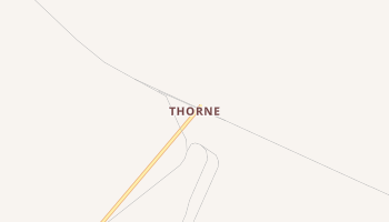 Thorne, Nevada map