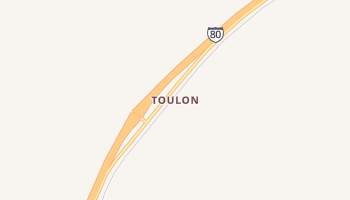 Toulon, Nevada map