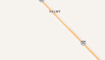 Valmy, Nevada map