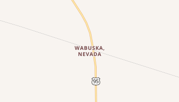 Wabuska, Nevada map