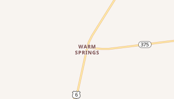Warm Springs, Nevada map