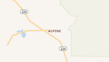 Alpine, New York map