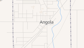 Angola, New York map