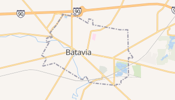 Batavia, New York map