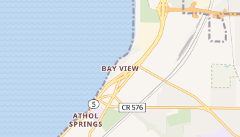 Bay View, New York map