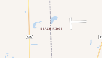 Beach Ridge, New York map