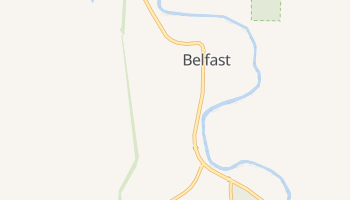 Belfast, New York map