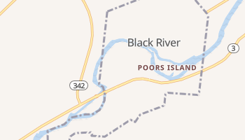 Black River, New York map