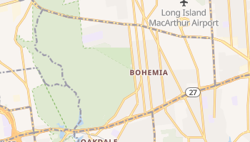 Bohemia, New York map