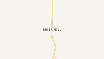 Brier Hill, New York map