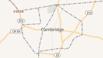 Cambridge, New York map