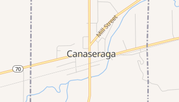 Canaseraga, New York map