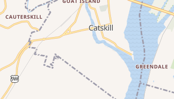 Catskill, New York map