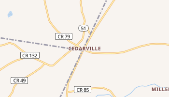 Cedarville, New York map