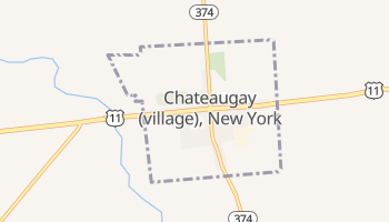 Chateaugay, New York map