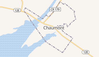 Chaumont, New York map