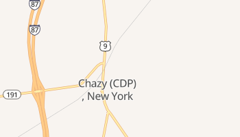 Chazy, New York map