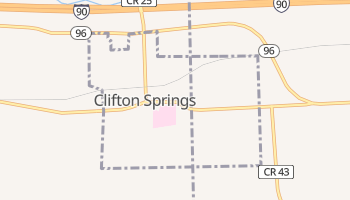 Clifton Springs, New York map
