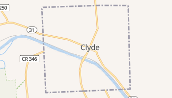 Clyde, New York map