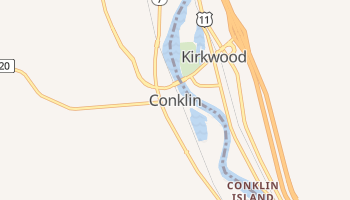 Conklin, New York map